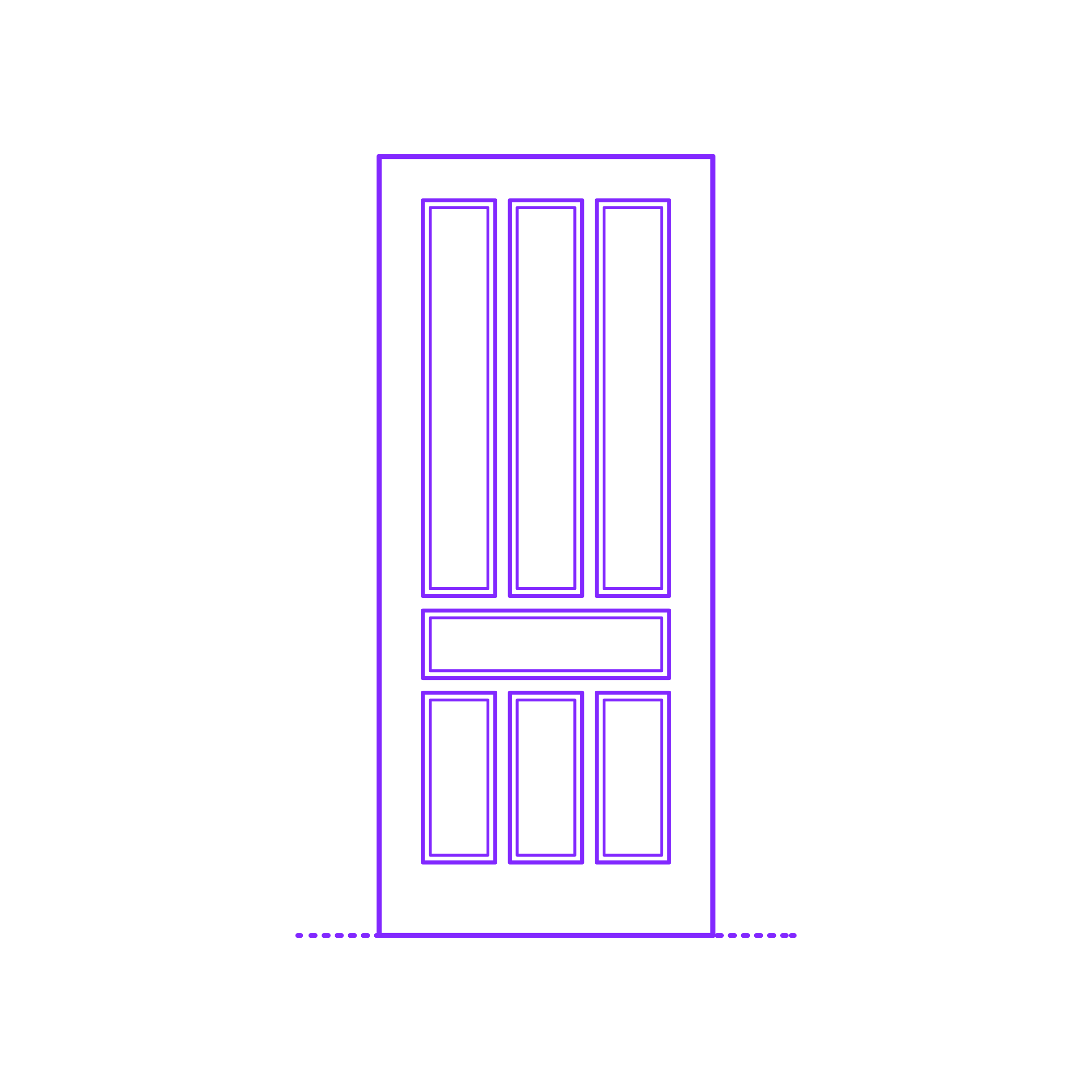 Buildings Exterior Doors Solid Entry Door Mix 7 Panels Split Sketch Style Svg Vector Free Vectors